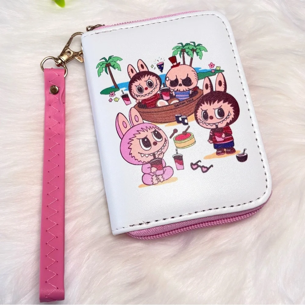 Monster Character Zippy Wallet with‎ Wrist Strap